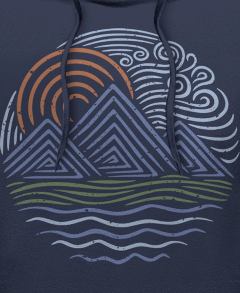 Men's Outdoor Waves Fleece Pullover Hoodie