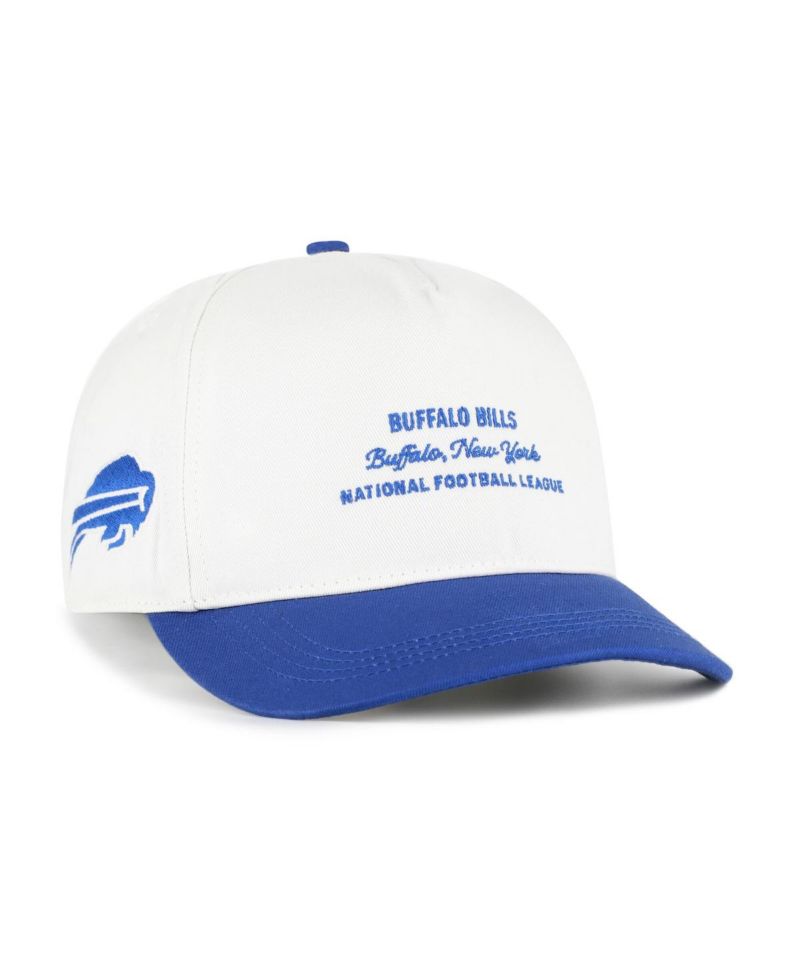 Men's White Buffalo Bills Contemporary Two-Tone Hitch Adjustable Hat