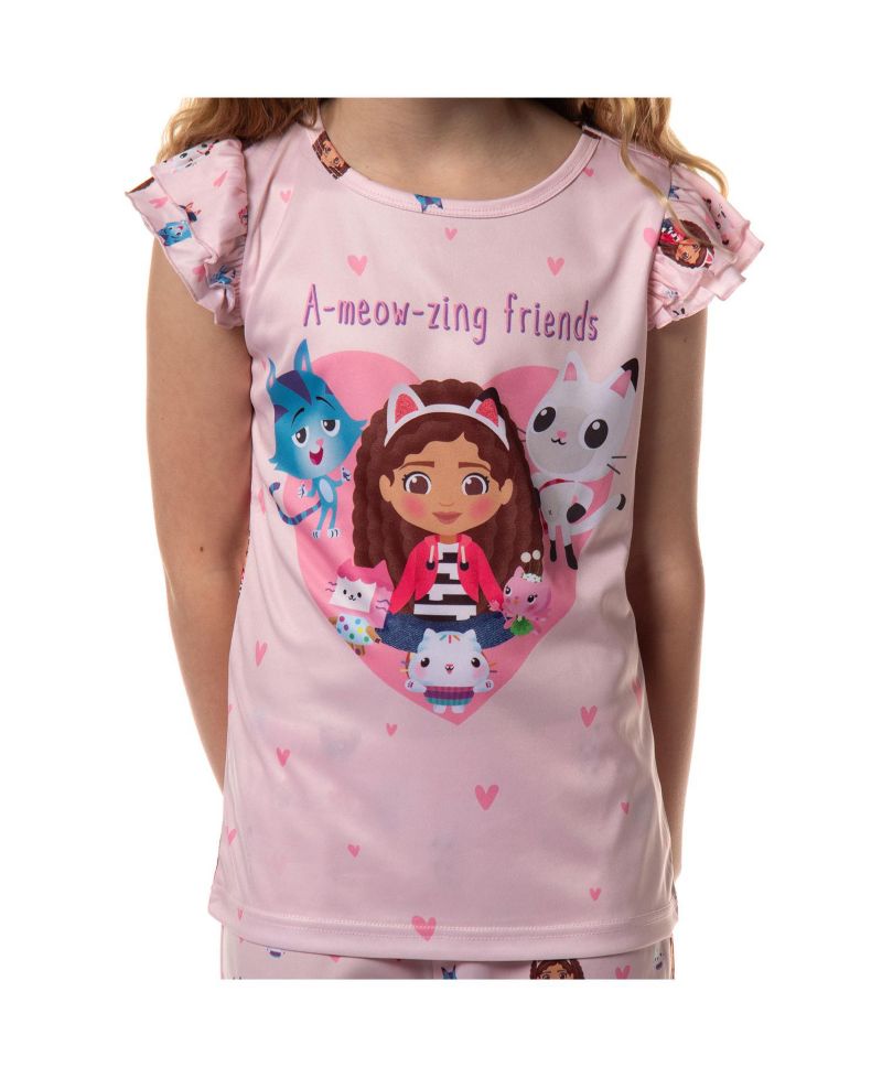 Big Girls A-Meow-Zing Friends 2-Piece Pajama Sleep Set