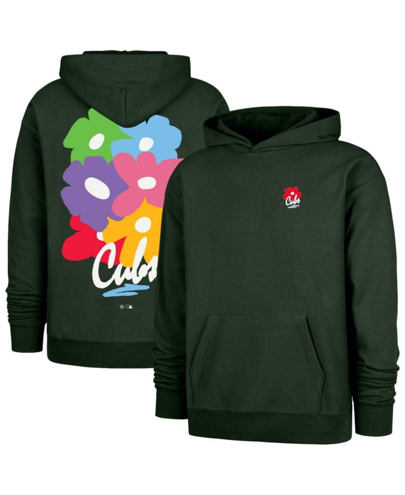 Men's Dark Green Chicago Cubs Gallery Foundation Hoodie