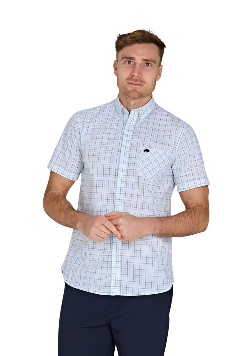 Men's Short Sleeve Cotton Poplin Shirt