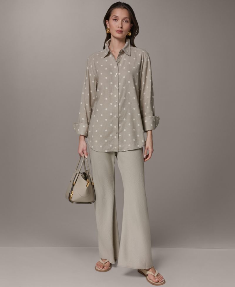 Women's Long-Sleeve Button-Front Shirt