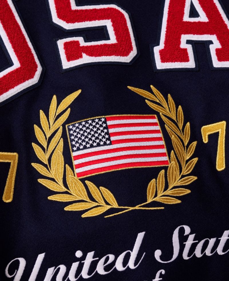 Men's Navy USA 250 Limited Edition Iconic Full-Snap Jacket