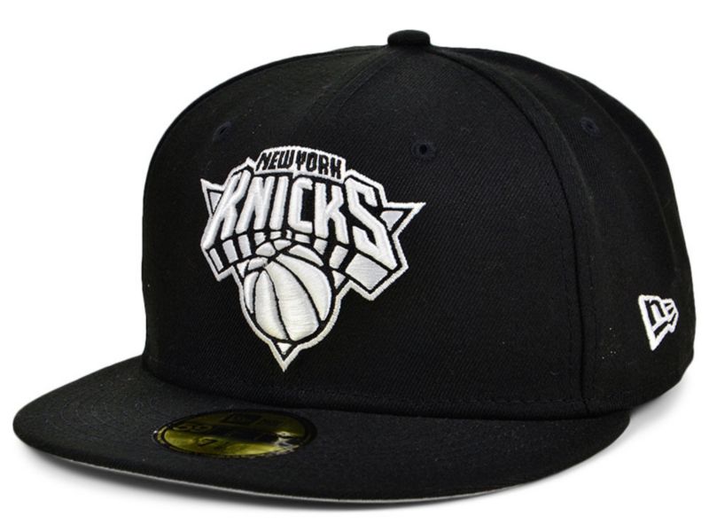 New York Knicks Black White 59FIFTY Cap