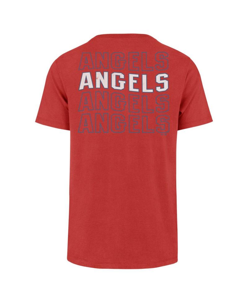 Men's Red Los Angeles Angels Hang Back Franklin T-Shirt