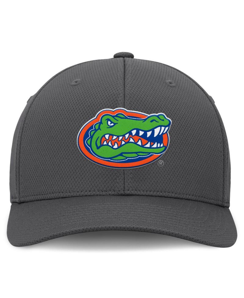 Men's Charcoal Florida Gators Reflex Logo Flex Hat