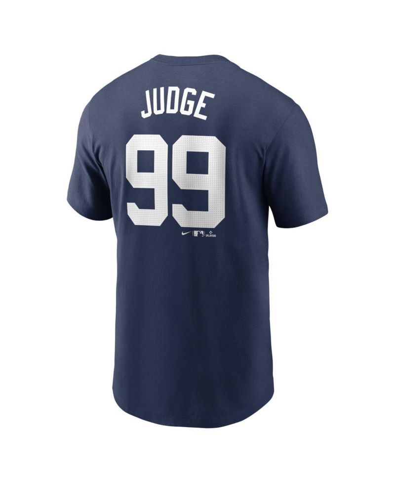 Nike Men's Aaron Judge Navy New York Yankees Fuse Name & Number T-Shirt