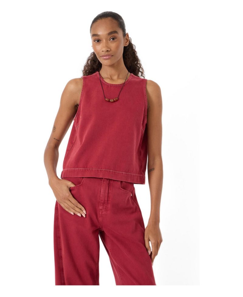 Women's Valerie Denim Shell Top