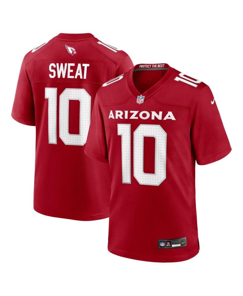 Men's Josh Sweat Cardinal Arizona Cardinals Game Player Jersey