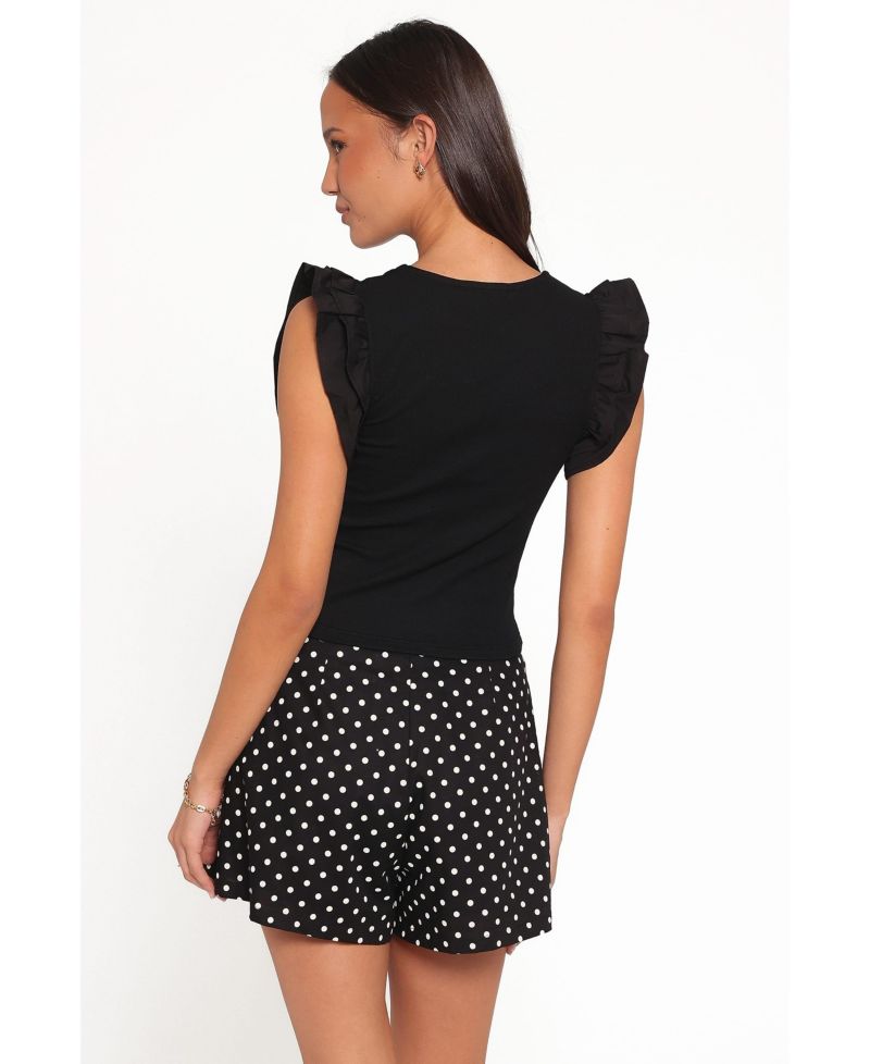 Women's Kathleen Ruffled Knit Top