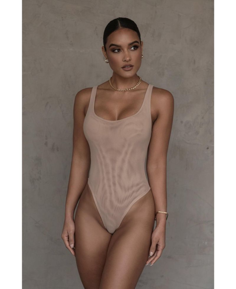 Women's Mesh Essentials Tank Bodysuit Undergarment