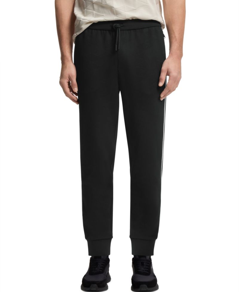 Men's Triangle-Jacquard Tracksuit Bottoms Pants