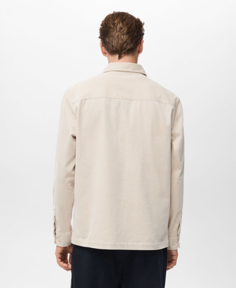 Men's Corduroy Pockets Overshirt