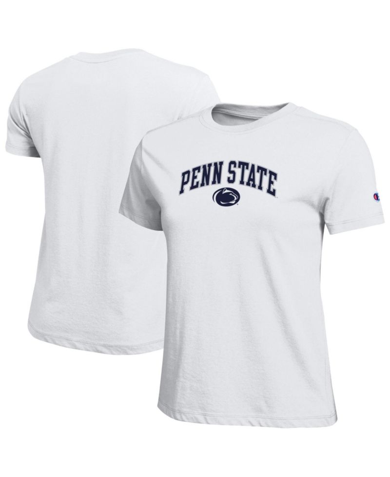 Women's White Penn State Nittany Lions Arched Over Logo T-Shirt