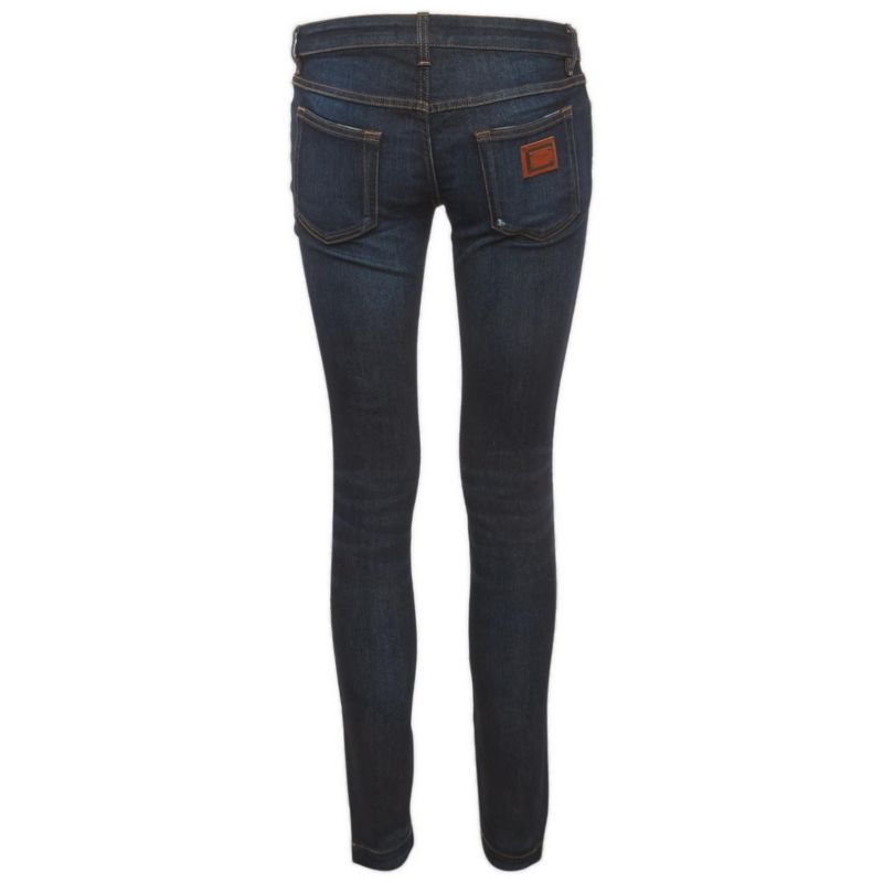 Women's Low-Rise Dark-Rinse Skinny Jeans