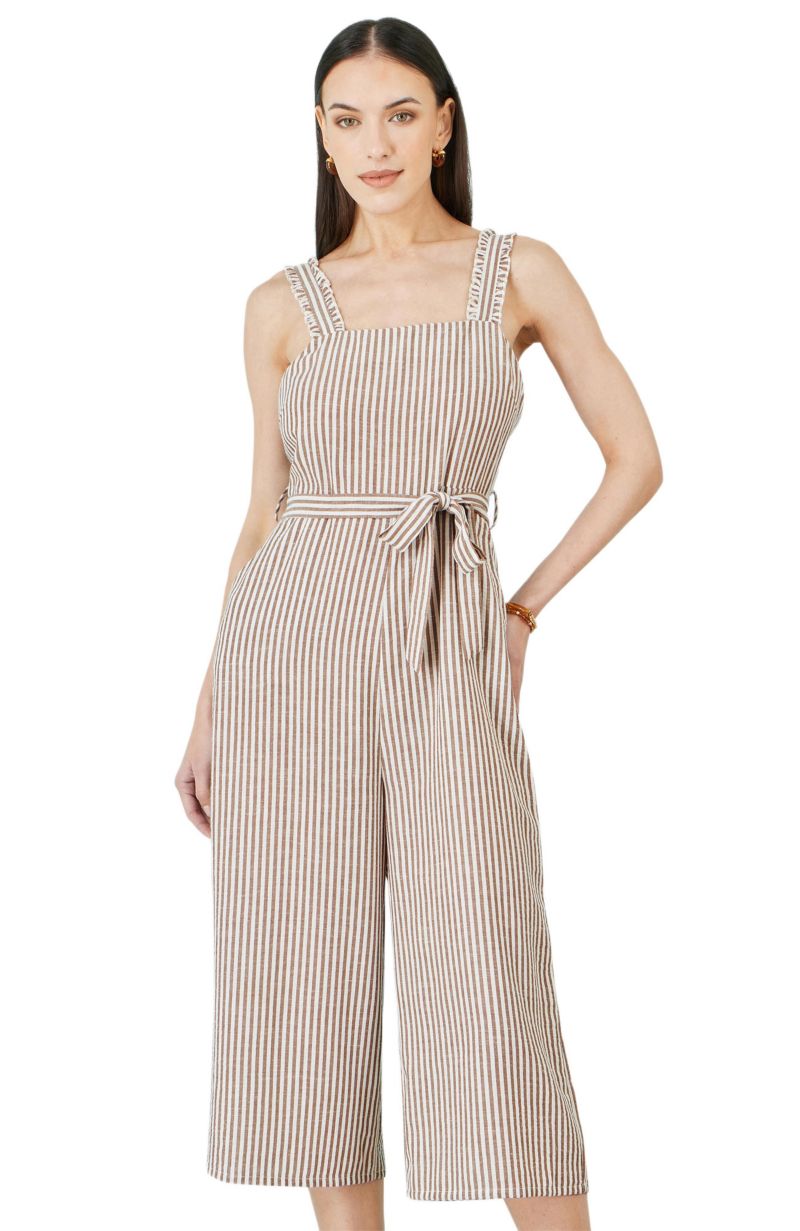 Women's Stripe Strappy Jumpsuit