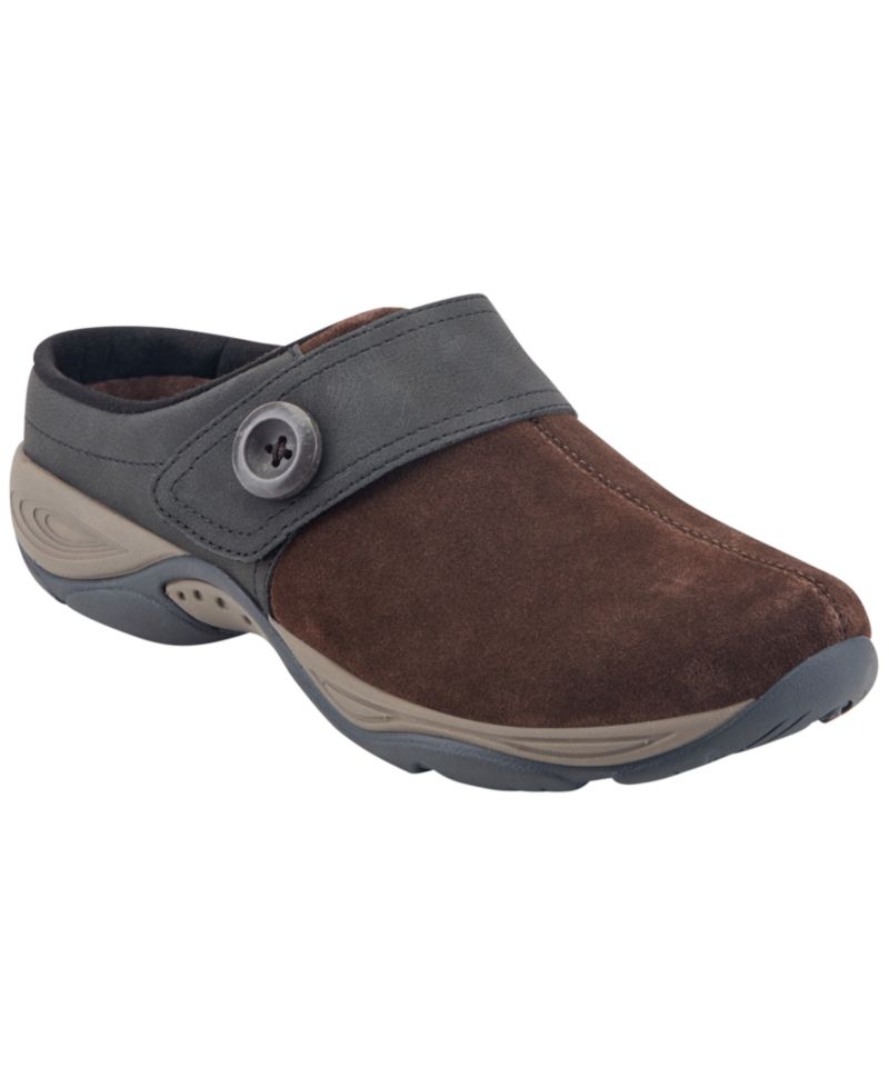 Women's Edline Suede Button Strap Mules