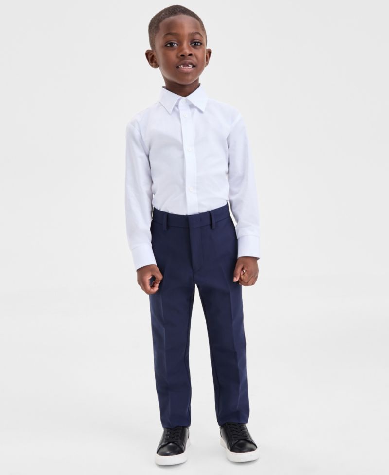 Toddler and Little Boys' Flat Front Pants