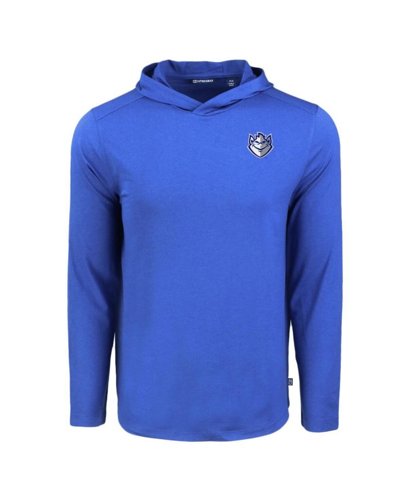 Men's Blue Saint Louis Billikens Coastline Epic Comfort Eco Long Sleeve Hoodie T-Shirt