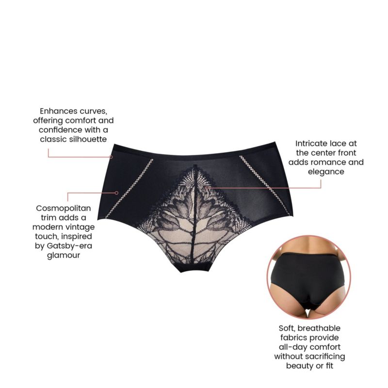 Women's Charlene High Waist Brief, Warm Sand