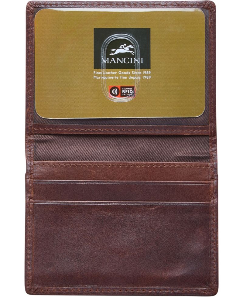 Men's Boulder Collection RFID Secure Billfold with Removable Left Wing Passcase