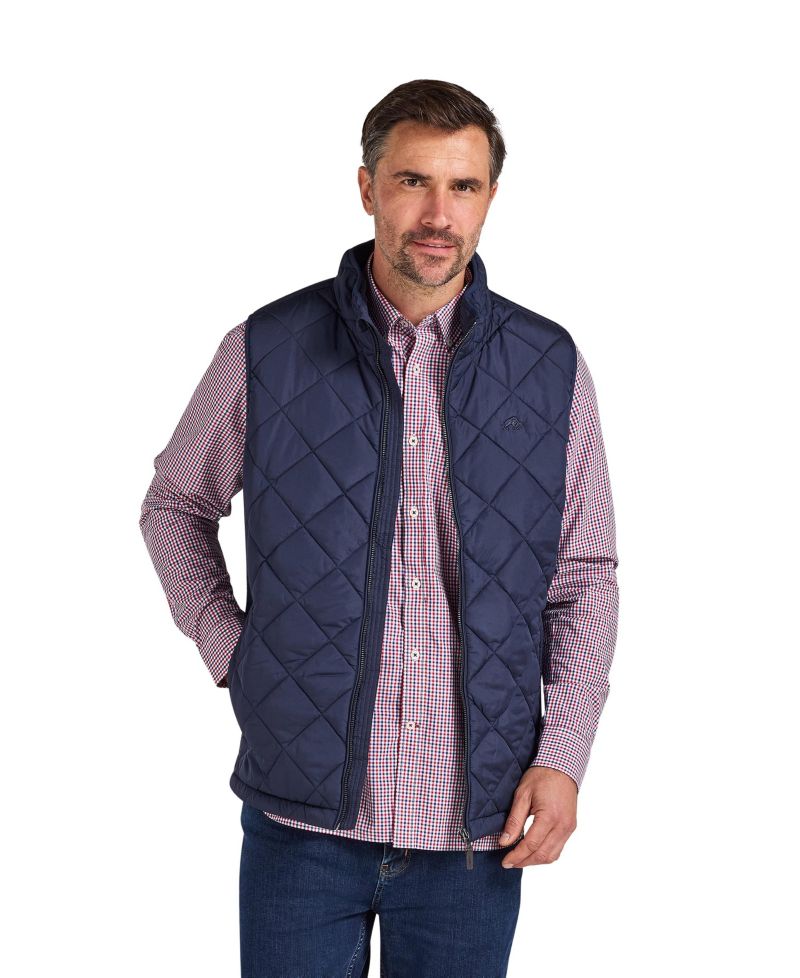 Men's Sleeveless Quilted Gilet