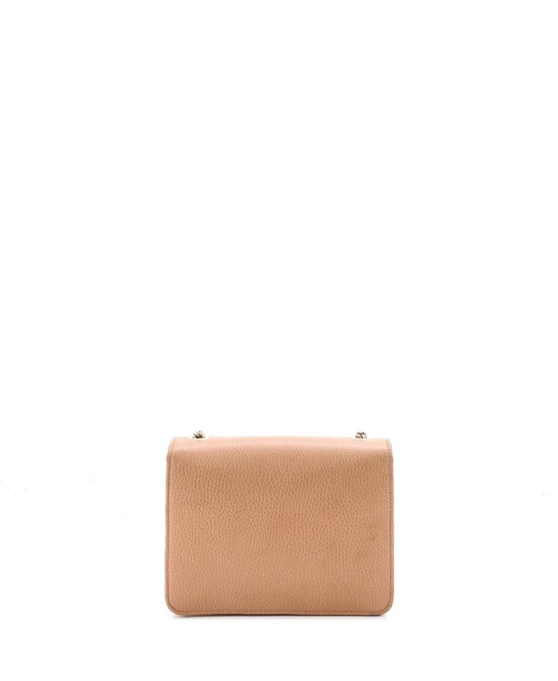 Small Interlocking Shoulder Bag Leather