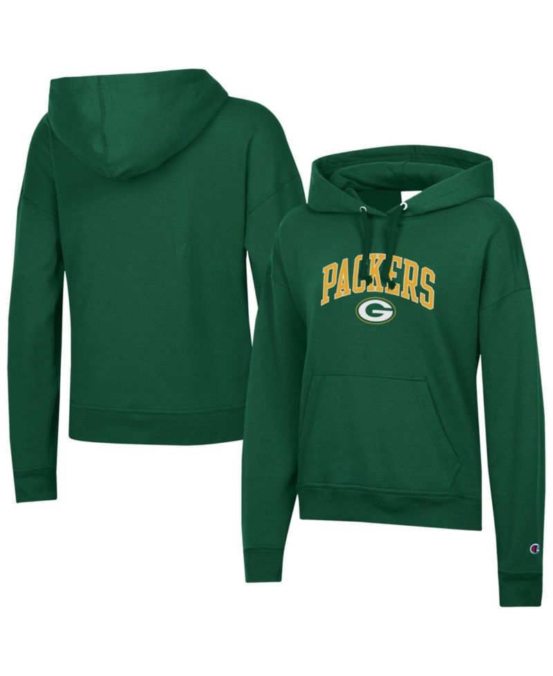 Women's Green Bay Packers Fleece Relaxed-Fit Pullover Hoodie