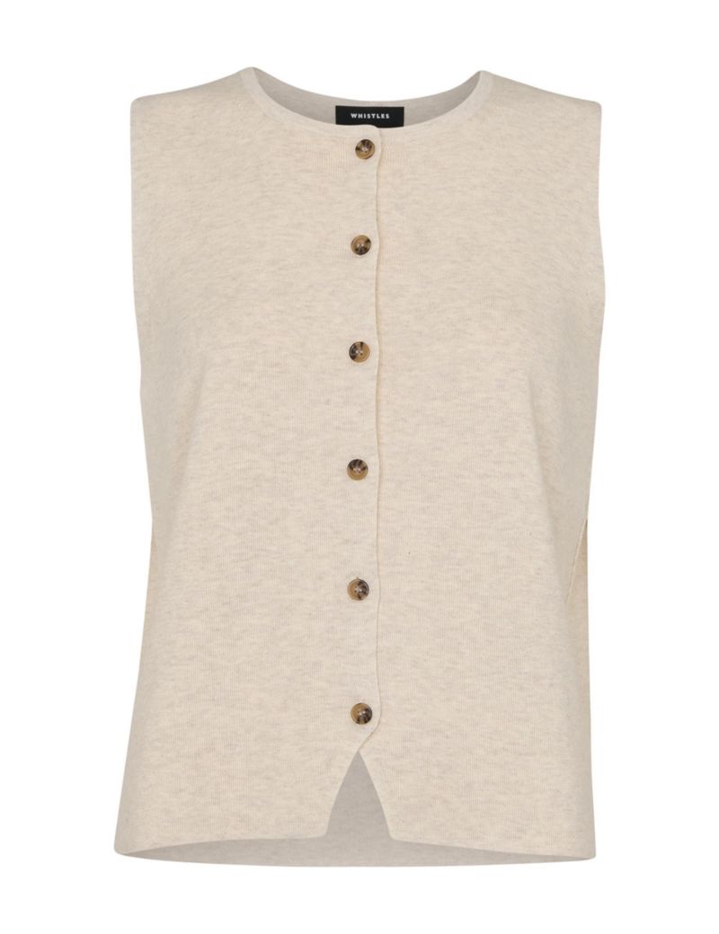 Women's Lucy Button Front Knit Tank