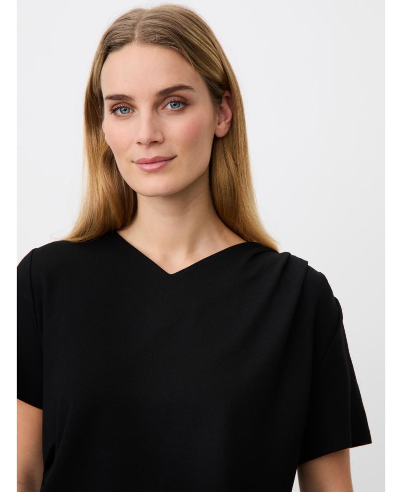 Women's MaDorel V-Neck Short-Sleeve Draped T-Shirt