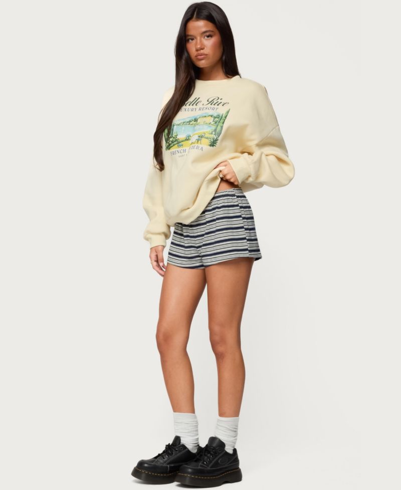 Women's French Riviera Oversized Sweatshirt