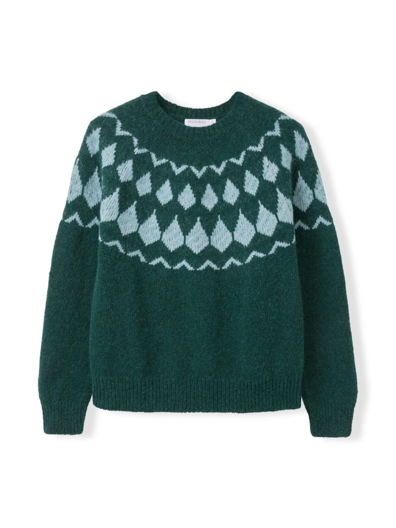 Women's Lofty Diamond Yoke Sweater