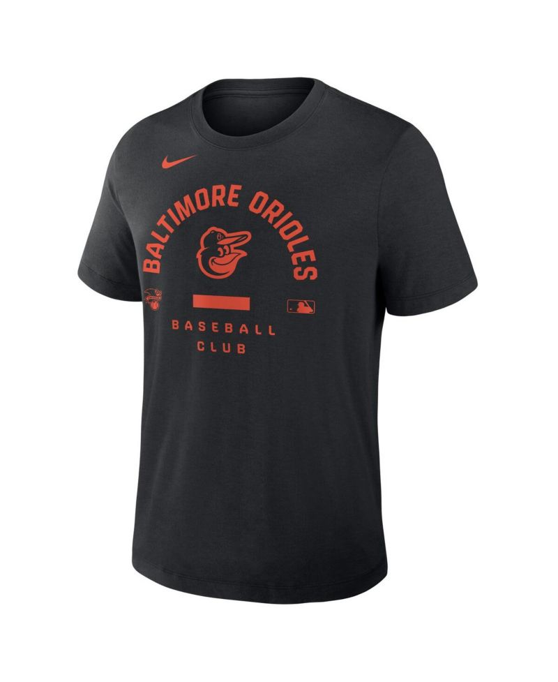 Men's Black Baltimore Orioles Authentic Collection Early Work Tri-Blend Dri-FIT T-Shirt