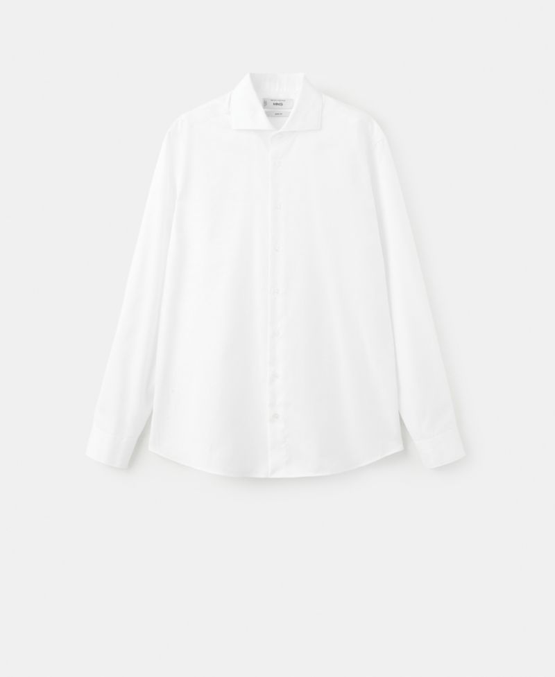 Men's Cotton Slim-Fit Dress Shirt