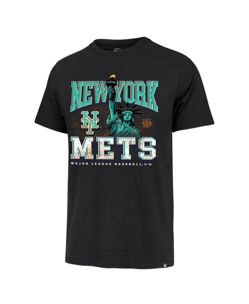 Men's Black New York Mets Regional Franklin T-Shirt