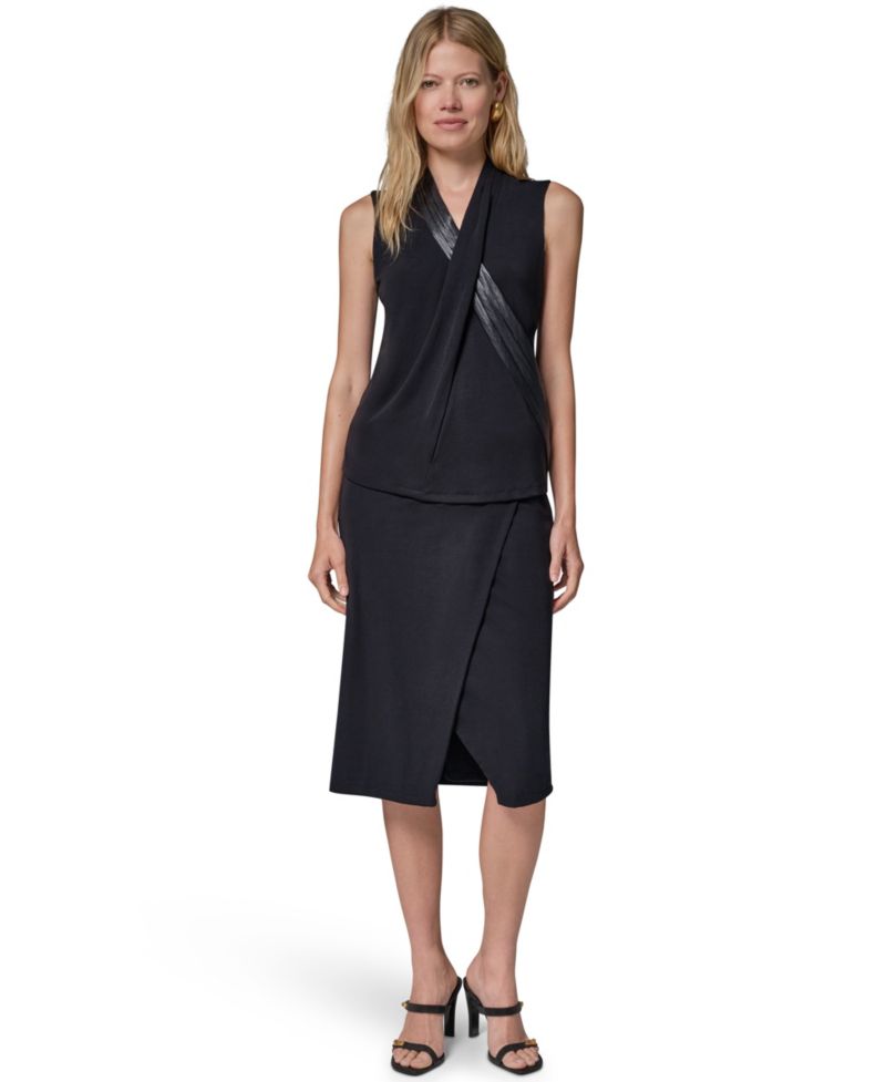 Women's Jersey V-Neck Blouse