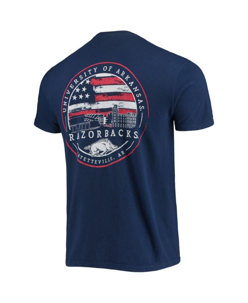Men's Navy Arkansas Razorbacks Campus Americana T-Shirt