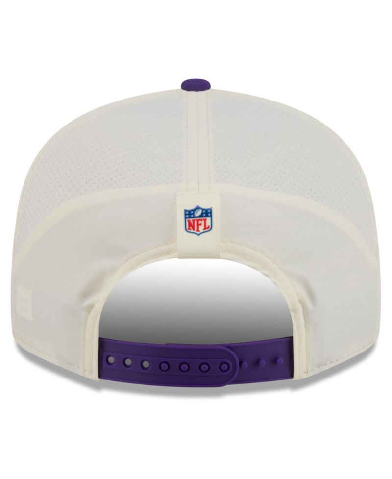 Men's Cream/Purple Minnesota Vikings 2026 NFL Training Camp 9FIFTY Snapback Hat