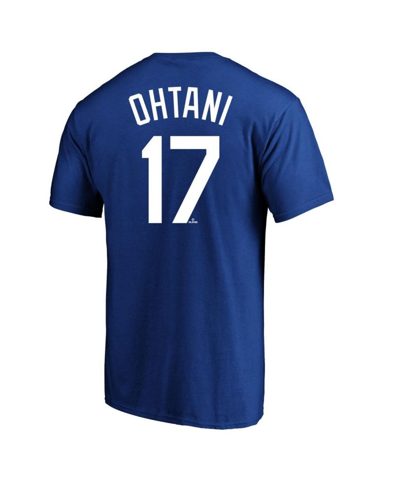 Men's Shohei Ohtani Royal Los Angeles Dodgers Big & Tall Name & Number T-Shirt