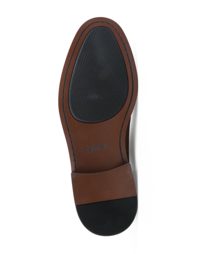 Men's Genuine Leather Cap-Toe Brogue Dress Shoes