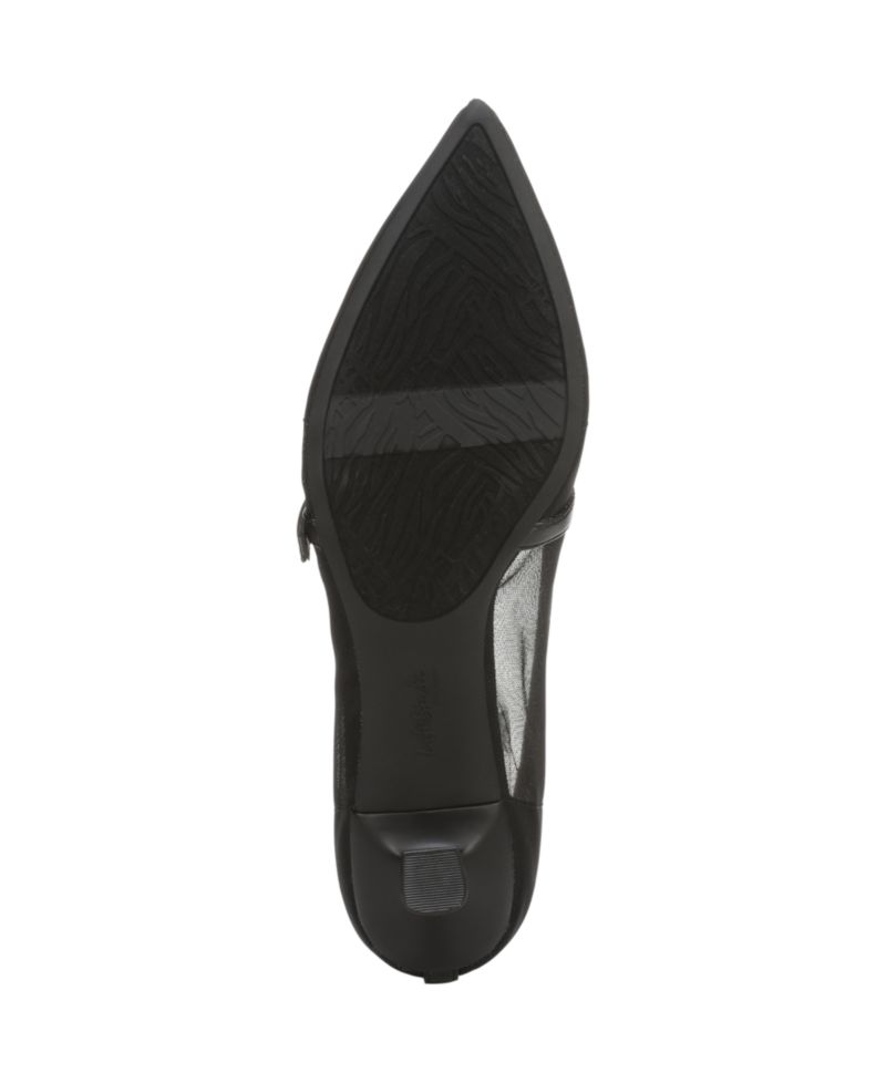 Women's Madelyn Mary Jane Pointed Toe Kitten Heel Pumps