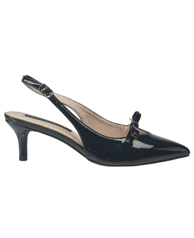 True Religion Ladies Quinny Slingback Kitten Heel