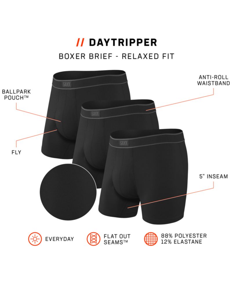 Men's 3-Pack Daytripper Relaxed Fit Boxer Briefs