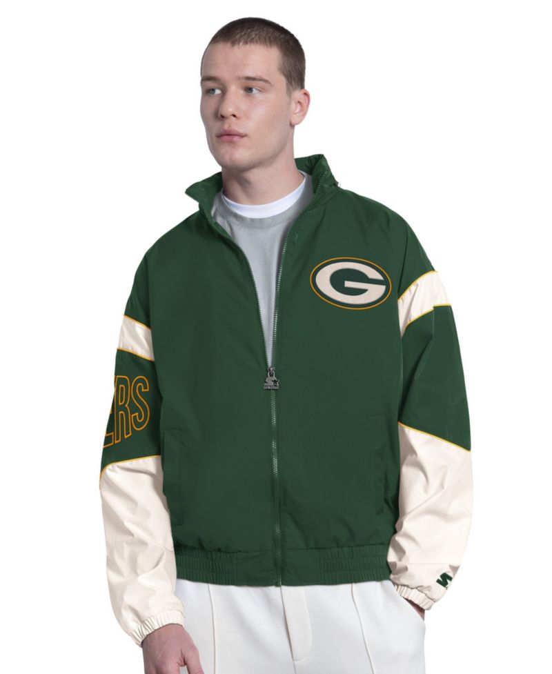 Men's Green Bay Packers The Gust Water-Resistant Full-Zip Hooded Jacket