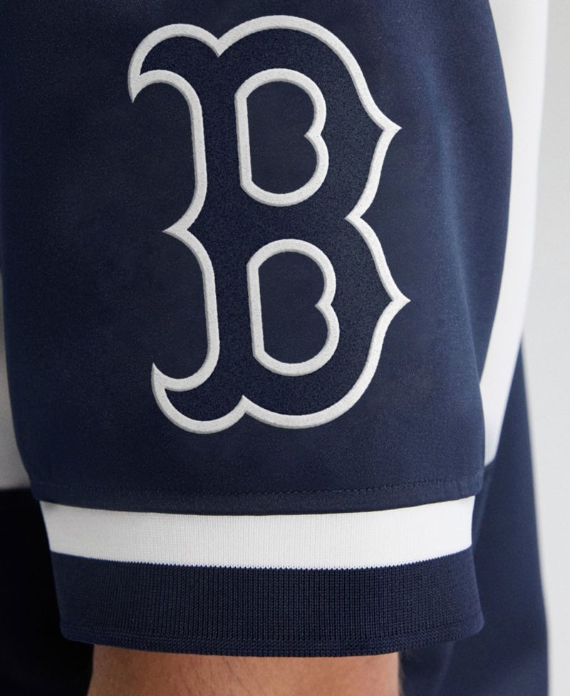 Men's Iconic Boston Red Sox Full-Snap Satin Jacket