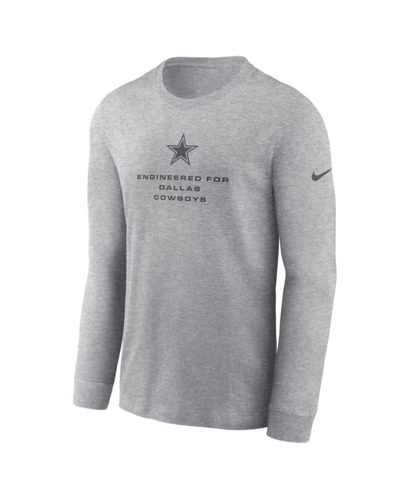 Men's Dallas Cowboys Sideline Bold Arch Star Dri-FIT Long-Sleeve T-Shirt