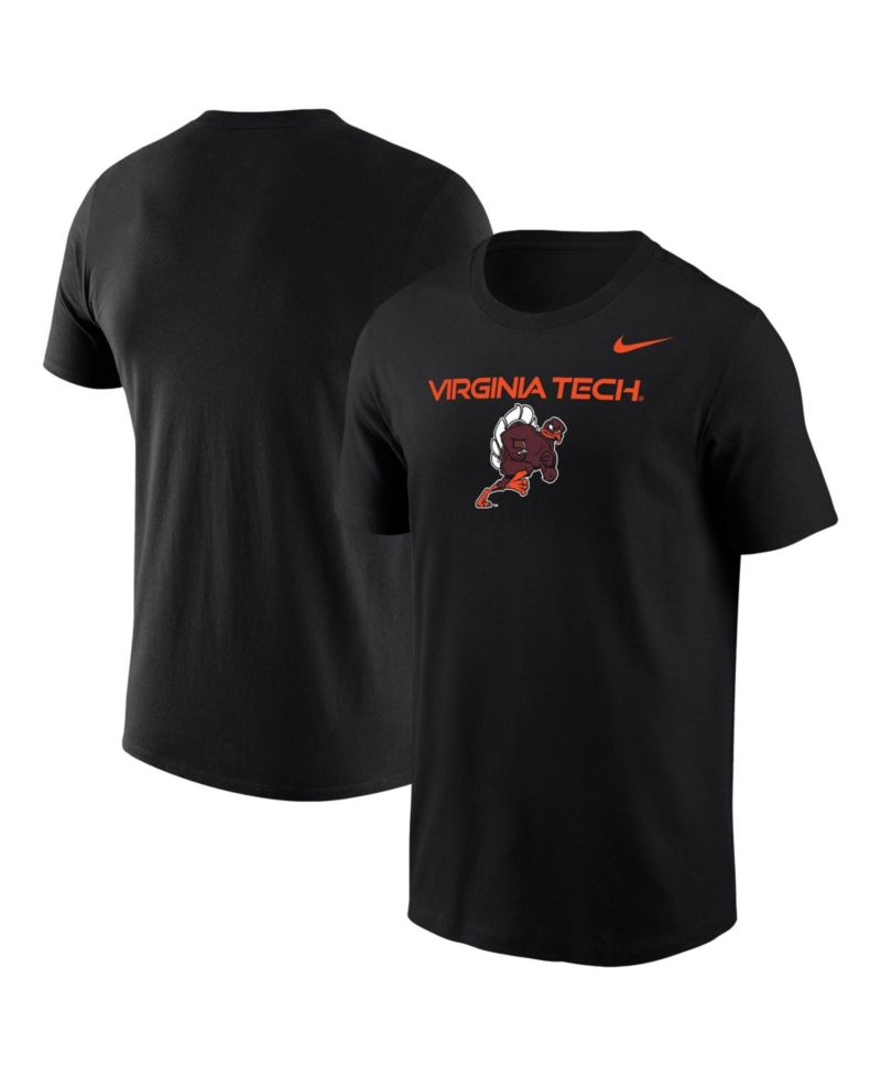 Men's Black Virginia Tech Hokies Rushing Hokie Dri-FIT T-Shirt