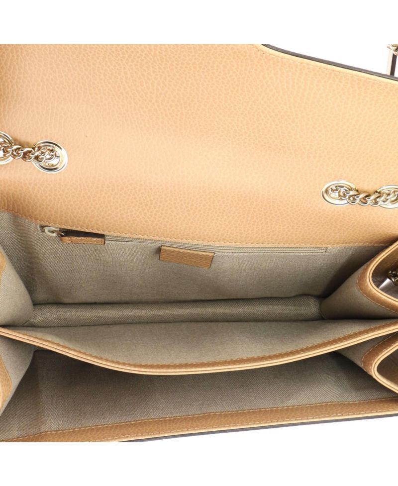 Medium Interlocking Shoulder Bag Leather