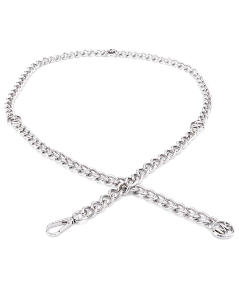 Women's MK Logo Metal Chain Belt