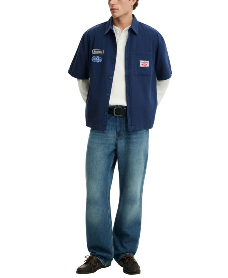 Men's Darcy Classic-Fit Short-Sleeve Button-Up Shirt
